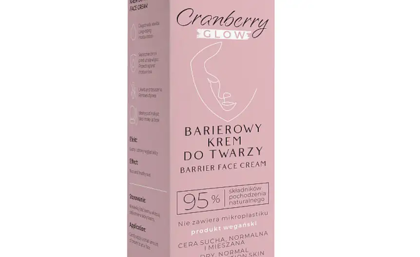 Barierowy krem do twarzy cranberry glow 50 ml