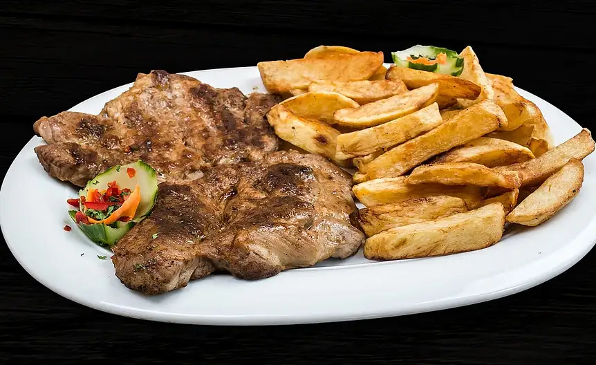 Karkowka z pieczarkami